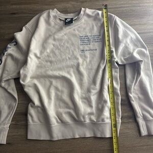 Nike Men's Off-White Crewneck Sweater